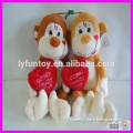 Plush/stuffed monkey toy for valentine day